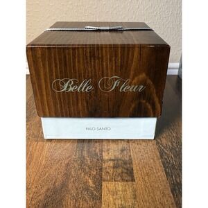 Belle Fleur Palo Santo Scented Soy Wax Blend Candle 7.5 Oz New
